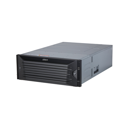 DAHUA-3022 | Integrated 24-bay Dahua video storage. Dual controller, active-active. High-performance 64-bit multicore processor. Up to 512 IP camera entries. Input / record / forward bandwidth up to 1024 Mbps. Supports 24 HDD. Supports SAS. It has hot disc replacement. Supports RAID0 / 1/5/6/10/50/60, JBOD, Hot spare. Support video streaming direct storage mode. Supports Automatic Network Replenishment (ANR). Modular and drawer-like design. Redundant 1 + 1 80PLUS Platinum Power Supply