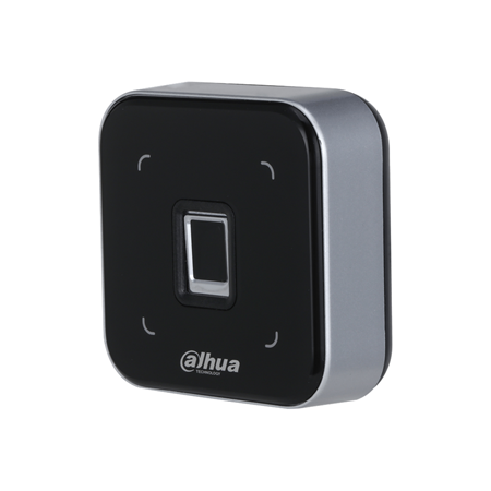 DAHUA-3051 | Lector Dahua de inscripción de huellas para interiores. Admite tarjetas IC (tarjeta Mifare), emisión de tarjetas de identificación y recolección de huellas dactilares. Interfaz USB 2.0 Plug&Play: no es necesario instalar controladores. Indicador LED y aviso de zumbador. Compatible con las plataformas SmartPSS AC y DSS Pro. Material de PC y panel acrílico adecuado para uso en interiores