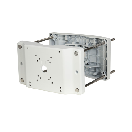 DAHUA-3069 | Soporte anticorrosión de montaje en poste. Fabricada en aluminio y acero inoxidable. Resistente a la corrosión. Alta capacidad de carga de 30 kg. Instalación a doble cara