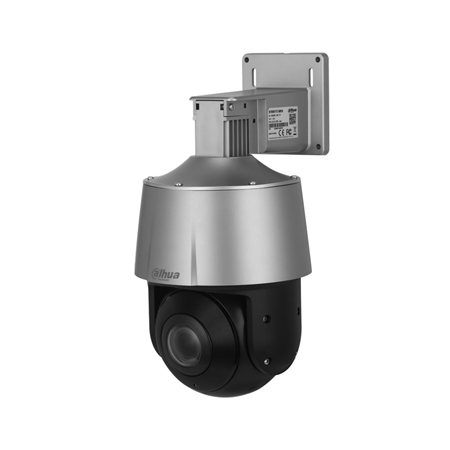 DAHUA-3081 | Domo PTZ IP Dahua WizSense. 2MP@25ips, H.265+/H.264+. ICR, 0,002/0,0002 lux, Smart IR 30m. Óptica de 4 mm. BLC, HLC, WDR digital, 2D/3D-DNR, ROI, Defog digital. Pan&Tilt: 355°@80°/s (H); 90°@56°/s (V); 300 presets. Protección perimetral. Audio bidireccional con micrófono y altavoz. Ranura MicroSD, RJ45, Onvif, IP66, PoE.