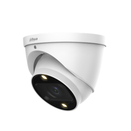 DAHUA-3086-FO | Domo fijo Dahua 4 en 1 Full Color con Smart IR de 40 m para exterior. CMOS 1/2,7” de 5MP. Salida 4 en 1 (HDCVI / HDTVI / AHD / 960H) conmutable por OSD. Óptica motorizada de 2,7~13,5 mm (35°~112°). 0,001 lux. Filtro ICR. OSD, AWB, AGC, BLC, HLC, WDR digital, 2D-NR, máscaras de privacidad. Incorpora micrófono. IP67. 3AXIS. 12V CC