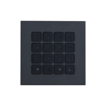 DAHUA-3108 | Módulo teclado Dahua para videoportero IP. IK07. IP65. Color negro