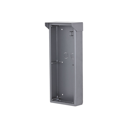 DAHUA-3118 | Cubierta para lluvia para un módulo triple. Forma parte del sistema modular VTO4202FB-X de Dahua. Mejora la vida útil del dispositivo protegiéndolo de la luz solar y la lluvia. Fabricada en aluminio AL 5052. Para montaje en superficie