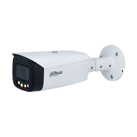 DAHUA-3146-FO | Cámara IP Dahua Full Color. 4MP@25ips, H.265+/H.264+. Color 24H, 0,0005 lux, Smart Light 70m. Óptica motorizada de 2,7~12 mm. BLC, HLC, WDR 140dB, 3D-DNR, 4 ROI. Inteligencia IVS, mapa de calor, proteccion perimetral, detección facial, conteo de personas. Ranura MicroSD, RJ45, Onvif, IP67, 3AXIS, PoE, ePoE.