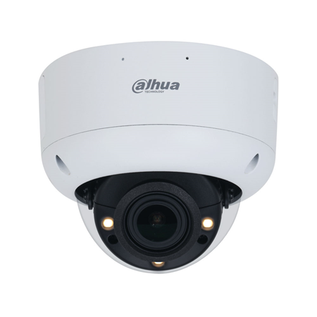 DAHUA-3147-FO | Dahua Full Color IP Dome. 4MP @ 25ips, H.265 + / H.264 +. Color 24H, 0.0005 lux, Smart Light 40m. 2.7 ~ 12mm motorized lens. BLC, HLC, WDR 140dB, 3D-DNR, 4 ROI. IVS intelligence, heat map, perimeter protection, face detection, people counting. MicroSD slot, RJ45, Onvif, IP67, IK10, 3AXIS, PoE, ePoE.
