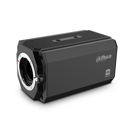 DAHUA-3236 | Cámara box HDVCI Dahua StarLight. 8MP@12,5ips. Salidas de vídeo HDCVI y HDMI. Filtro día/noche electrónico, 0,0005/0,0003 lux. Montura M43 para óptica externa. WDR 140dB, 2D/3D-NR. Incorpora micrófono y entrada de audio. 2 entradas / 1 salida de alarma