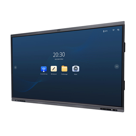DAHUA-3247 | Dahua smart interactive whiteboard. 65" ultra HD screen. Android 8.0 system. 8MP camera. 3 speakers. 8 microphones. Fingerprint sensor. Infrared touch technology, supports 20-point writing and 20-point touch. Includes WiFi