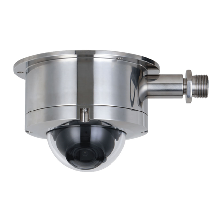 DAHUA-3305-FO | Dahua WizMins flameproof IP dome. 4MP@25/30ips, Smart H.265+/Smart H.264+. 0.005/0.0005 lux, Smart IR 50m. 2.7~13.5mm motorized optics. WDR 120dB, 3D-NR, 4 ROIs. Perimeter protection, SMD, facial detection and people counting. 1 input / 1 audio output. 3 inputs / 2 alarm outputs. RS485 port, MicroSD slot, RJ45, Onvif, IP68, IK10, ATEX, PoE