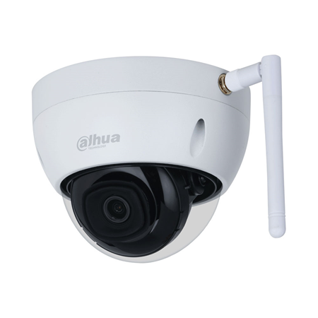 DAHUA-3308-FO | Dahua WiFi IP dome. 4MP@20ips, Smart H.265+/Smart H.264+. ICR, 0.025/0.0025 lux, Smart IR 30m. 2.8mm optics. Digital WDR, 3D-DNR. MicroSD slot, RJ45, WiFi, Onvif, IP67, IK10, 3AXIS. Power supply included