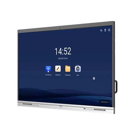 DAHUA-3318 | Dahua smart interactive whiteboard. 65" ultra HD screen. Android 9.0 system. 5MP camera. 2 speakers. 2 microphones. Infrared touch technology, supports 20-point writing and 20-point touch. Includes WiFi
