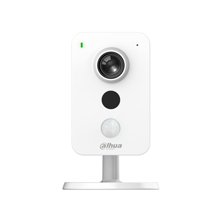DAHUA-3331-FO | Dahua 4MP compact IP camera with 10m infrared illumination for interiors. PIR support. 1/3” 4MP CMOS. dual-stream. H.265/H.264/MJPEG format. Resolution of 4MP at 25ips. ICR filter. 0.0141lux F2.0. 2.8mm fixed lens (97°). AWB, AGC, BLC, HLC, digital WDR, 3D-DNR, 4 ROI zones, mirror, video sensor and privacy masks. MicroSD slot. Onvif, CGI. 2AXIS. 12V DC. PoE.