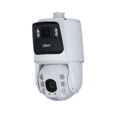 DAHUA-3343 | Domo PTZ. 4MP@25/30 ips, H.265+/H.264. 0,005/0,0005 lux, IR 150m. Zoom óptico 24X • BLC, HLC, WDR, 2D/3D-DNR, ROI, Defog digital. Pan&Tilt: 0-360º (-20º+90º 180º). Protección perimetral, detección facial. 2 entradas / 1 salida de alarma. Ranura MicroSD, RJ45, Onvif, IP66, PoE.