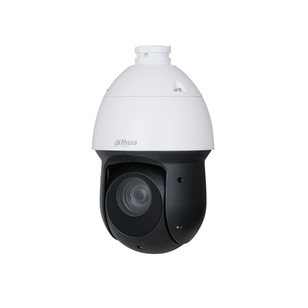 DAHUA-3347 | Domo motorizado StarLight con Smart IR de 100 m, para exterior. Formato H.265. CMOS 1/2,8” de 2 megapíxeles. Stream triple. Resolución de hasta 1080P@25/30ips. Zoom óptico 16X de 5~80 mm. Zoom digital 16X. Filtro ICR. 0,05 / 0,005 lux. OSD, AWB, AGC, BLC, HLC, WDR digital, 2D/3D-DNR, defog digital, EIS, videosensor, mascaras de privacidad. Detección inteligente (IVS). 300 presets DH-SD y Pelco-D/P. 1 entrada / 1 salida de audio. 2 entradas / 1 salida de alarma. Ranura MicroSD. Onvif, CGI. IP66. Lightning-proof 6KV. 12V CC. Incluye soporte de pared. No incluye alimentador.