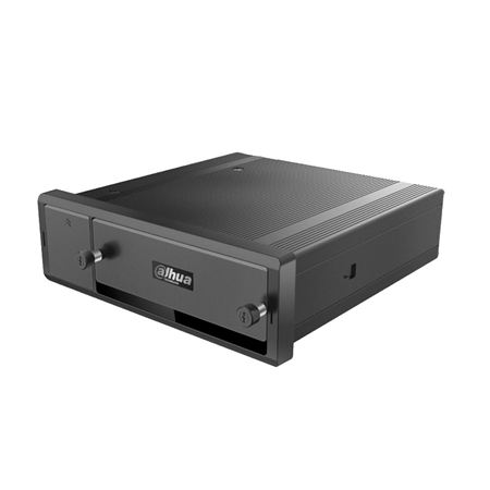 DAHUA-3353 | NVR IP portable. Admite la entrada de cámaras IP PoE de 8 ch. 2MP. Admite la compresión de vídeo H.265/smart H.265. Soporta 2 discos duros (hasta 2 TB para cada uno), y 1 tarjeta SD (hasta 256 GB). Admite DSM, reconocimiento facial o ANPR.Conectores de aviación opcionales.Monitorización de red múltiple: Visor web, Mobile Center y DMSS