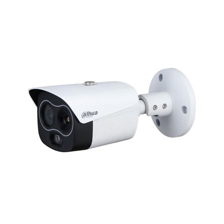DAHUA-4037|Double caméra IP thermique 3,5 mm + visible 4 mm