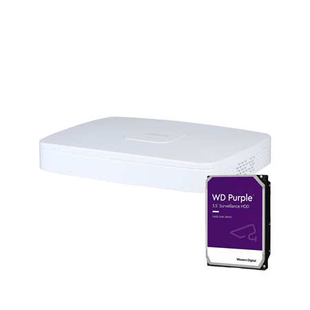 DAHUA-4136-3TB|NVR IP Dahua de 16 canales con 8 PoE