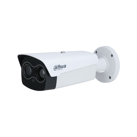 DAHUA-4148|Double caméra IP thermique 13 mm + visible 6 mm