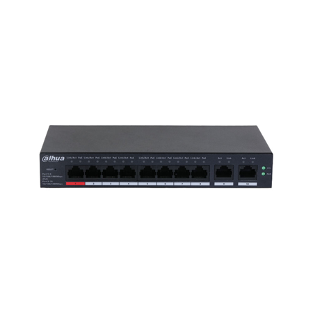 DAHUA-4247-V2|Dahua Gigabit Gigabit Managed Cloud Switch with 8 PoE Ports