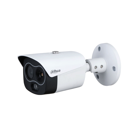 DAHUA-4278|Double caméra IP thermique 7 mm + visible 8 mm