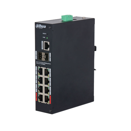 DAHUA-4384|10-port L2 Industrial PoE Switch