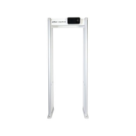DAHUA-4405|Arco detector de metales Dahua de 18 zonas con pantalla táctil de 7 pulgadas y protección IP43