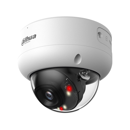 DAHUA-4615|Dome IP de 8MP com Smart Dual Light para utilização no exterior