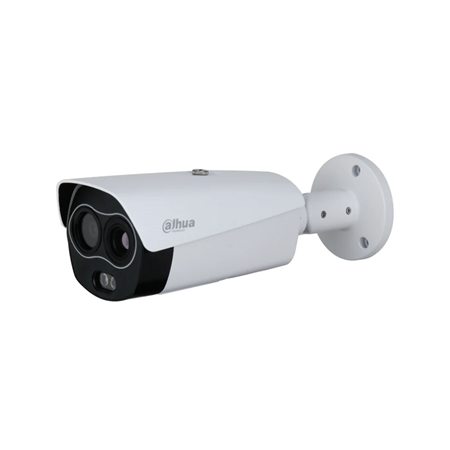 DAHUA-4756|4MP Dahua thermal hybrid camera with visible and thermal analysis
