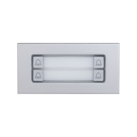 DAHUA-4786|Module de boutons-poussoirs à 4 boutons avec boîtier en aluminium, IP65 et IK07