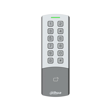 DAHUA-4791|Stand-alone access control with dual RFID reader and mechanical keypad in IP65 and IK08 enclosure