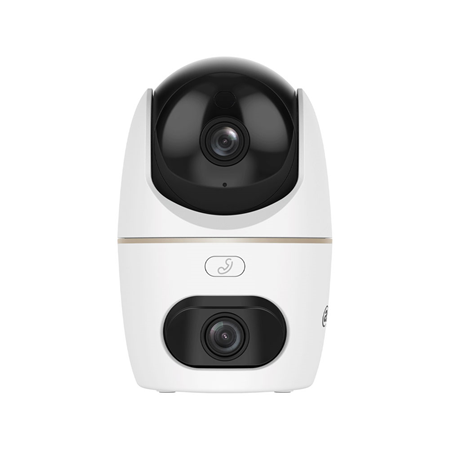 DAHUA-4855|Domo IP Wi-Fi Dahua Wireless de 5MP con doble óptica para interior
