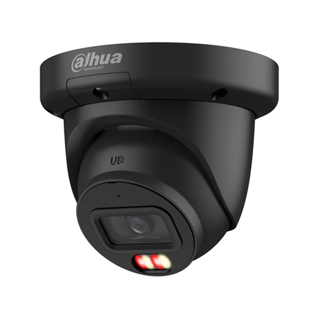 DAHUA-4877|Dahua WizSense 8MP black IP Dome Camera with Smart Dual Light