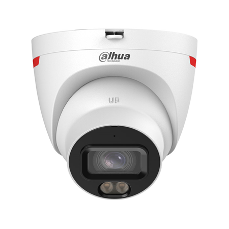 DAHUA-5032|Domo Dahua WizSense 4MP IP com WizColor e luz quente 30 m