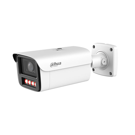 DAHUA-5071|Cámara IP Dahua WizMind 5 de 4MP con óptica motorizada, WizColor y disuasión activa