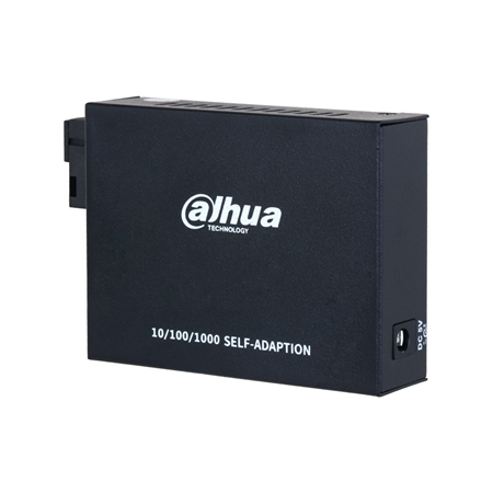 DAHUA-5081|Transceptor óptico Ethernet Gigabit monomodo Dahua