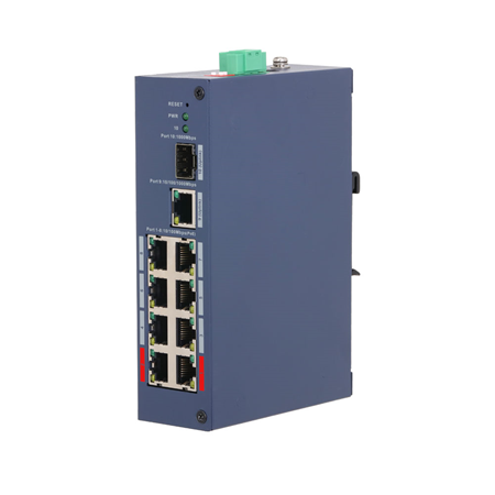 DAHUA-5145|Switch cloud gestionable endurecido Dahua de 10 puertos con 8 PoE