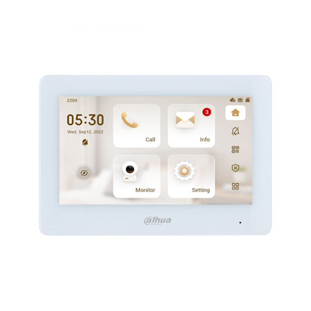 DAHUA-5223|Monitor interior IP y Wi-Fi Dahua serie VTH5 de 7 pulgadas con PoE