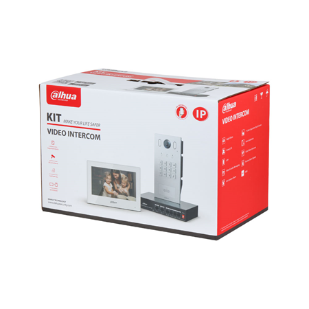 DAHUA-5236|Kit de videoportero IP Dahua con estación exterior 2 hilos, monitor WiFi y PoE