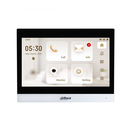 DAHUA-5274|Monitor interior IP y Wi-Fi Dahua serie VTH8 de 10 pulgadas con PoE estándar
