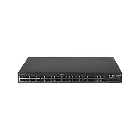 DAHUA-5292|Switch gestionable L3 Dahua serie S5500 con 48 RJ45 Gigabit y 4 SFP+ 10G