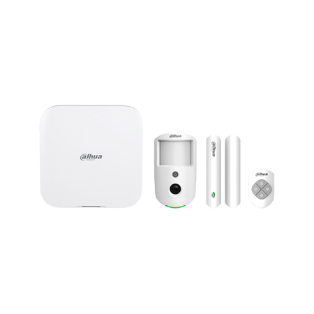 DAHUA-5317|Kit d'alarme radio Dahua avec Ethernet, Wi-Fi, 4G et vérification vidéo