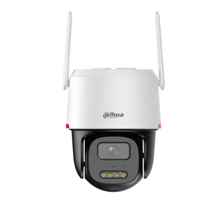 DAHUA-5318|Dôme PTZ Dahua Wireless avec 4G, panneau solaire et objectif fixe de 3,6 mm