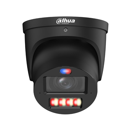 DAHUA-5339|Domo IP Dahua WizSense 3 de 4MP con TiOC PRO y óptica motorizada para exterior en negro