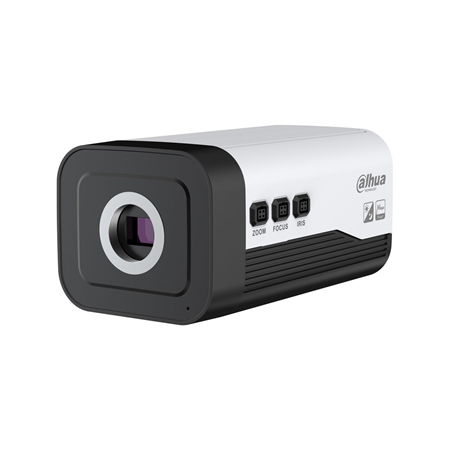 DAHUA-5345|Cámara box IP Dahua WizMind 5 de 4MP con montura C/CS y WDR 140 dB