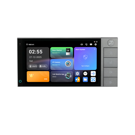 DAHUA-5366|Painel de controlo inteligente Dahua IP 2 fios com Android 14 e ecrã tátil de 7”