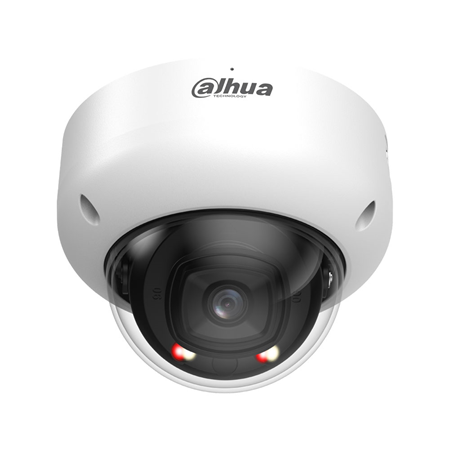 DAHUA-5386|Minidomo IP Dahua WizMind 5 de 8MP com Smart Dual Light, IA e áudio