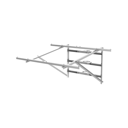 DAHUA-5404|Soporte Dahua para 2 paneles solares de 275 W con montaje en poste y ángulo regulable