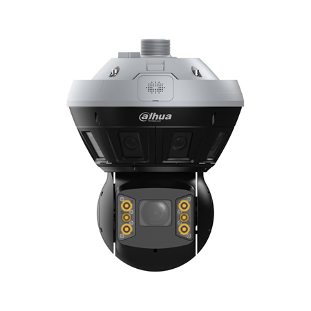 DAHUA-5411|Dahua Hubble Series 16MP 360° panoramic IP PTZ dome with 4MP PTZ module, 40X zoom and Xinghan