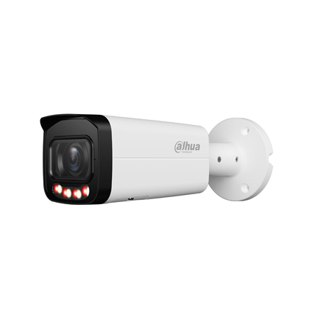 DAHUA-5511|Câmara IP Dahua WizSense 2 de 6MP com Smart Dual Light, objetiva varifocal motorizada e SMD Plus para exterior