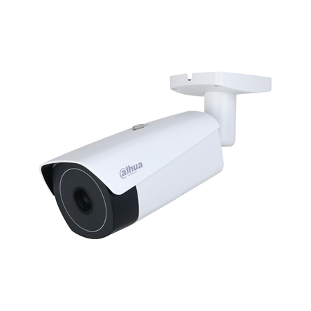 DAHUA-5547|Câmara térmica IP Dahua 400x300 com objetiva fixa de 13 mm e deteção de calor para exterior