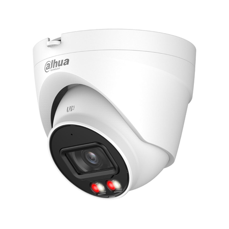 DAHUA-5592|Mini-dôme IP Dahua Entry de 4 MP avec Smart Dual Light, SMD Plus, microphone et protection IP67
